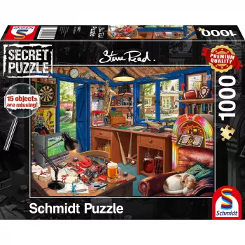 Steve Read: Secret Puzzle - Vaters dirbtuvės (1000 dalių)
