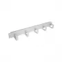 EFB-Elektronik 48,30 cm (19 inch) 1HE kabelių tvarkymo panelė, 5 laikikliai, plienas RAL7035
