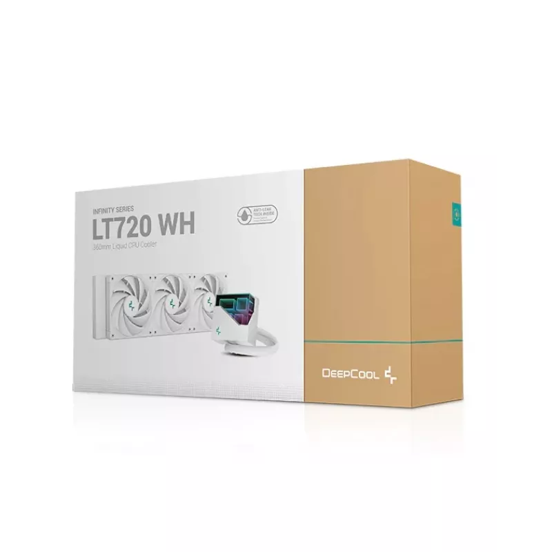 Deepcool LT720 procesorių skysčio aušinimo sistema 1 vnt. balta 120 mm