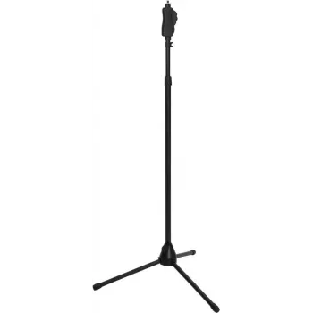 Mikrofono stovas Omnitronic MS-3 su strėle, juodas