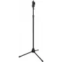 Mikrofono stovas Omnitronic MS-3 su strėle, juodas