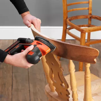 Detalinis šlifuoklis Black & Decker BDCDS18N, belaidis 18V Li-Ion 1.5Ah, 12 000 aps./min., juoda/oranžinė