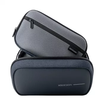 Kelioninis kosmetinis krepšys XDDESIGN First-Class All-in-One Travel Organiser P706.3425, Granatas, užtrauktukas, 380 g, 17×27,5 cm išorinė dėžutė