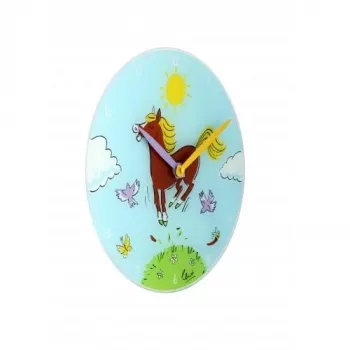 NeXtime klok 8812 Jump for joy, Ø30 cm, sieninis, mėlynas / įvairiaspalvis