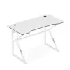 Gaminimo stalas Huzaro Hero 1.6 White – MDF/karboninis viršus 1200×600 mm, metalinis rėmas, 750 mm aukštis