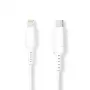 Nedis 2m USB-C – Lightning laidas, skirtas iPad, iPhone, iPod, baltas