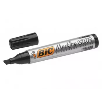 Permanentinis markeris BIC ECO 2300, juodas, 4–5 mm šratinukas