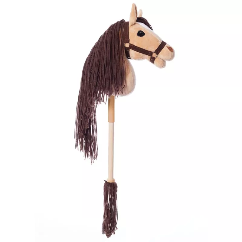 Žirgas ant lazdos HOPPIHORSE Hobby Horse A3 smėlio spalvos