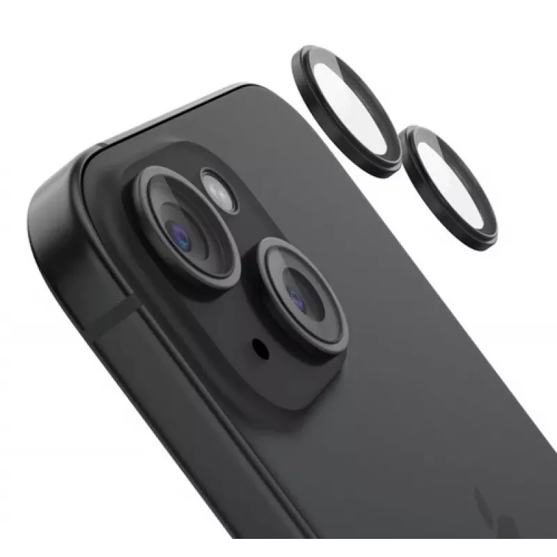 Apsauginis stiklas fotoaparatų lęšiams Belkin OVA179HQBK, skirtas iPhone 15 ir iPhone 15 Plus – 2 vnt. pakuotė