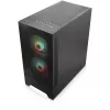 Ventiliatorių rinkinys PC korpusui Silentware Flow 100 ARGB MESH — 2×140 mm priekyje, 1×120 mm gale