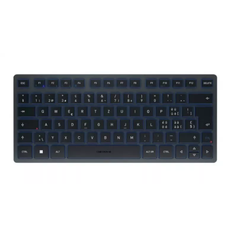 Belaidė klaviatūra CHERRY KW 7100 MINI BT QWERTZ Šveicariška Mėlyna