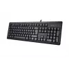 A4Tech KR-92 klaviatūra Universal USB QWERTY angliška Juoda