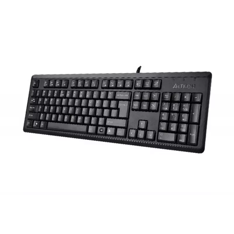 A4Tech KR-92 klaviatūra Universal USB QWERTY angliška Juoda