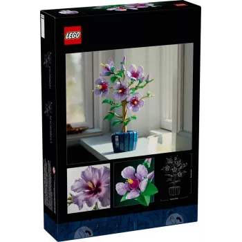 LEGO Botanical konstruktorius Hibiscus Flower 10372 – 660 dalių, ekspozicinis modelis, 250×360×130 mm
