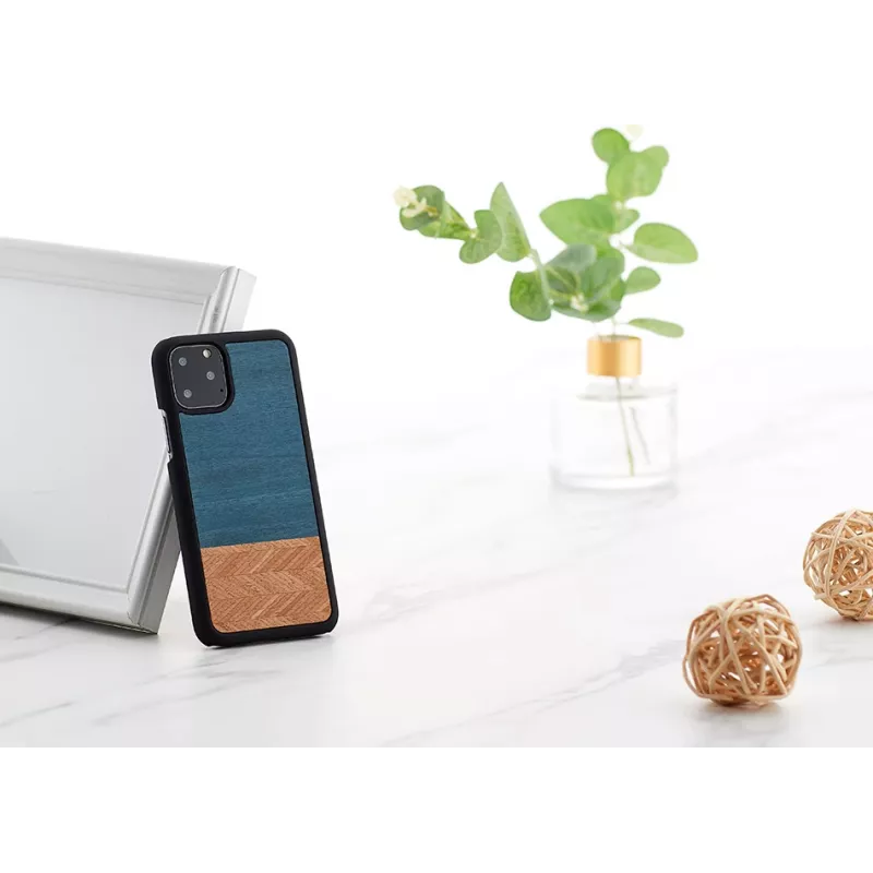 Dėklas iPhone 11 Pro man and wood — denim juodas