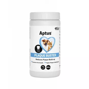 APTUS Plaque Buster Dantų ir dantenų sveikatai - papildas šunims ir katėms – 200g