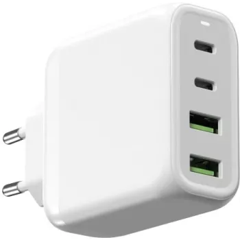 Maitinimo blokas ALLNET PSU-GaNPD-USB-2A2C-68W 68W, 2× USB-A, 2× USB-C (GaN)