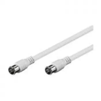 Wentronic Goobay SAT jungiamasis laidas, F-Quick, 100% ekranuotas, baltas, 2,5 m - F kištukas (Quick) F kištukas (Quick) (50748)