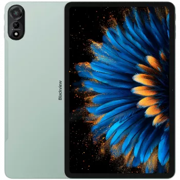 Blackview MEGA 2 SET LTE 12 colių FHD+ IPS 1200x2000 60Hz 12GB+256GB Unisoc T615 aštuonių branduolių 1.6GHz kamera priekinė 8MP galinė 16MP 9000mAh+įkrovimas 18W greitas / kabelis plėvelė dėklas rašiklis pelė klaviatūra