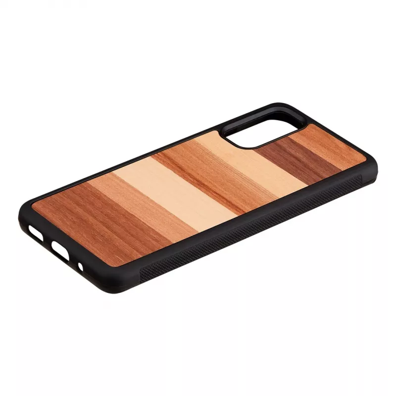 man and wood Galaxy S20 juodas apsauginis dėklas – galinis dangtelis Samsung Galaxy S20