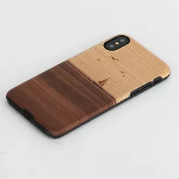 Apsauginis dėklas iPhone X/XS man and wood mare, juodas