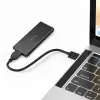 M.2 SATA SSD išorinis korpusas QOLTEC 51854 USB 3.0 be įrankių