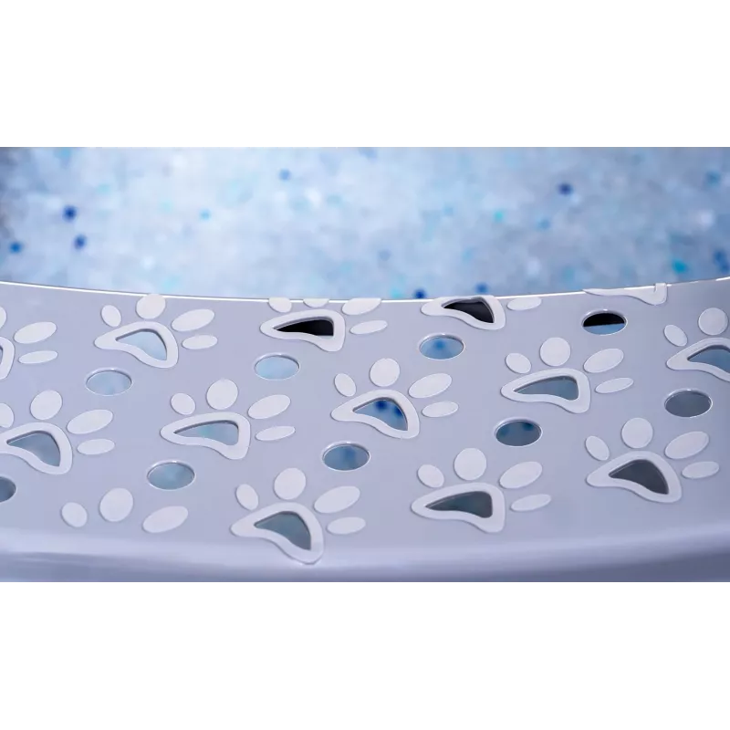 Kačių tualetas DIAMENTIQ Bonita pilkas plastikinis 571×392×209 mm, 1 kg