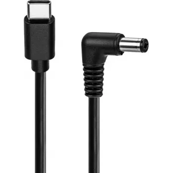 Goobay USB-C į nuolatinės srovės kabelis 5 V/3 A 0,5 m -> nuolatinės srovės kištukas 5,50 x 2,50 (78968)