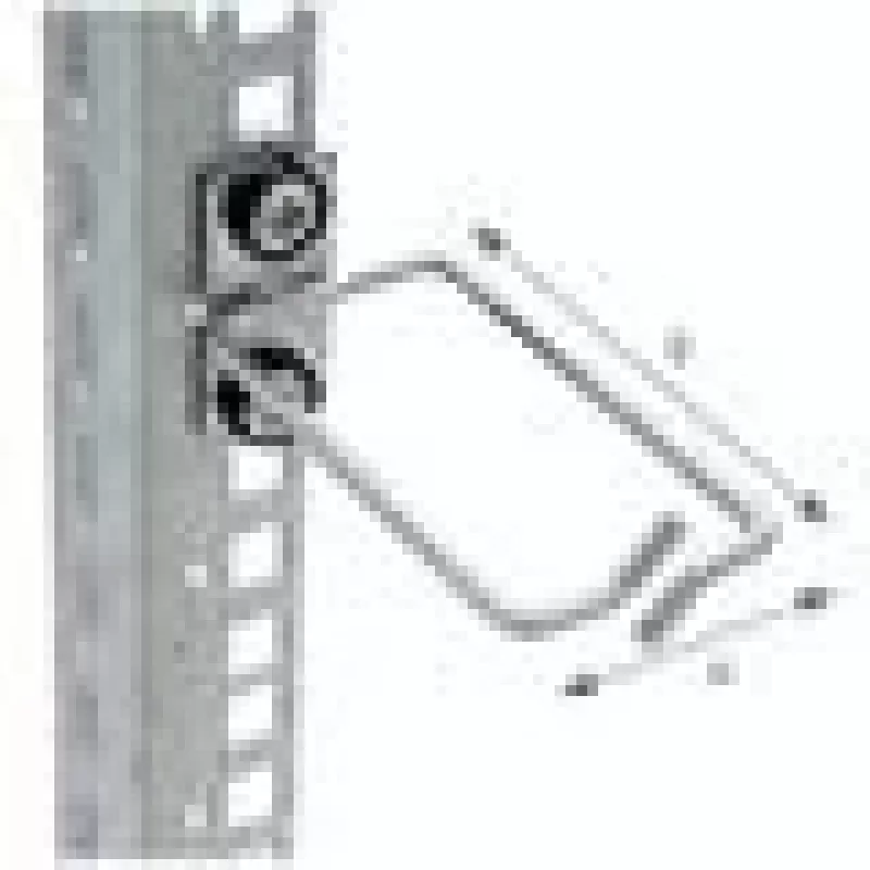 Kabelių tvarkymo žiedas Triton D1 80x80 mm