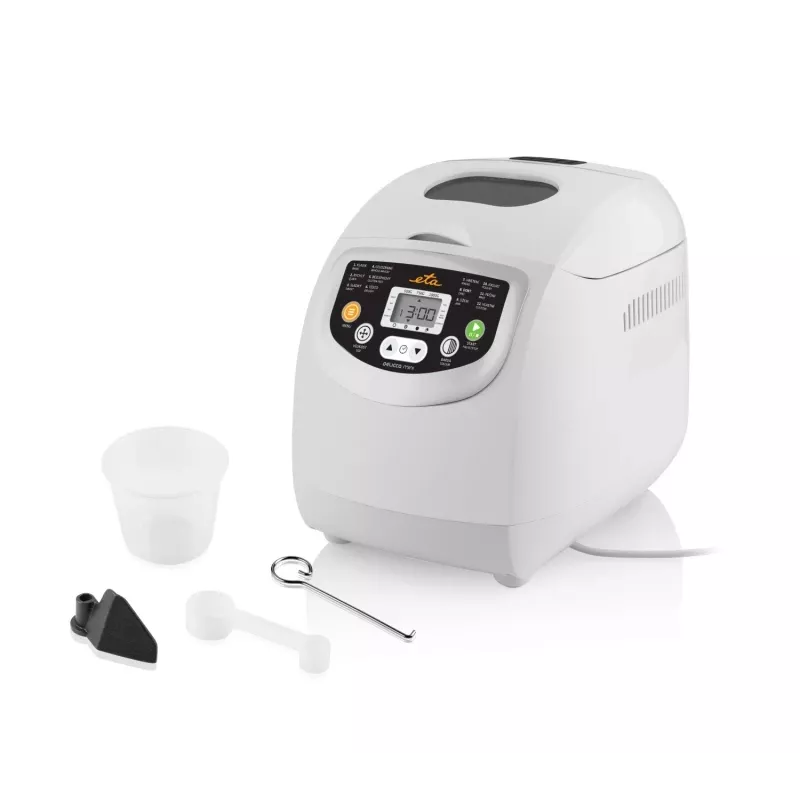 Duonkepė ETA DELICCA 600 W, 1 kg maks. kepalas, balta, programos: be glitimo, saldžių, baltos, pilno grūdo