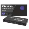 Qoltec 51799 Aktyvus HDMI skirstytuvas 4 x HDMI 4K x 2K | 6Gb/s | 60Hz