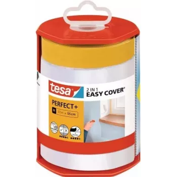 tesa Easy Cover Perfect+ 56570-00000-00 dengiamoji plėvelė geltona, skaidri (Ilgis x Plotis) 33 m x 550 mm 1 vnt.