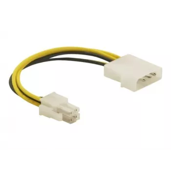 DeLOCK kabelis P4 kištukas Molex 4 kontaktų kištukas įvairiaspalvis 0,13 m