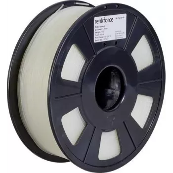Renkforce RF-4511200 3D spausdinimo medžiaga polilaktidas (PLA) Skaidrus 1 kg