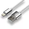 everActive USB–Lightning laidas 1m – Baltas, silikoninis, greitas įkrovimas, 2,4A – CBS-1IW