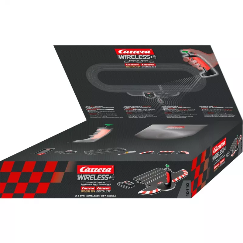 Belaidis valdiklių rinkinys Single Carrera Toys 20010110 Juoda
