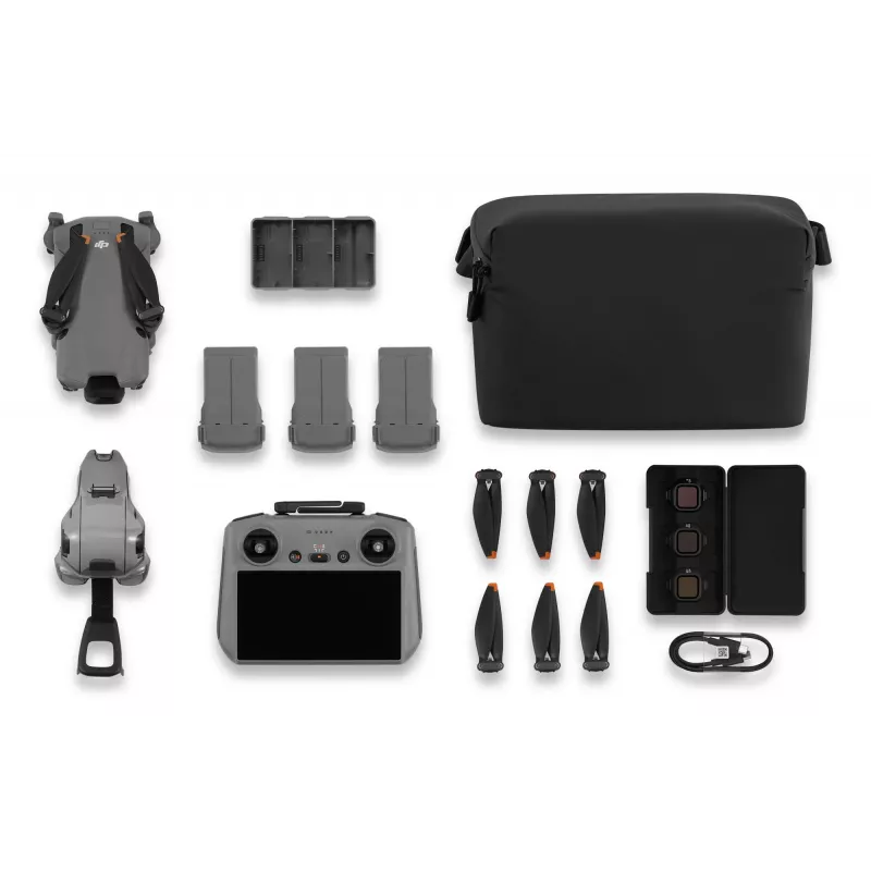 DJI MINI 5 PRO Fly More Combo (RC2) lengvas 249 g dronas su 50 MP sensoriumi, Lidar, 3 akumuliatoriais, nuotolinio valdymo pultu su ekranu
