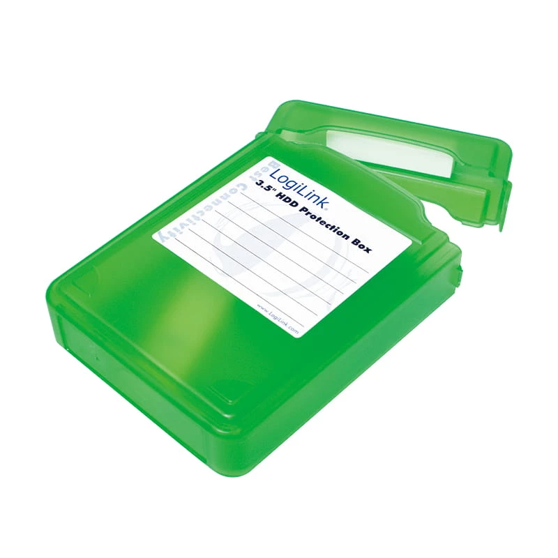 LogiLink UA0133G apsauginė dėžė 3,5 inch HDD, žalia