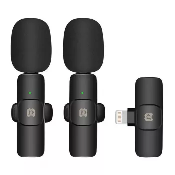 Puluz PU3150B belaidis lavalier mikrofonas Lightning jungtimi