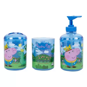 Vonios aksesuarų rinkinys Peppa Pig 3369 – dozatorius ir laikiklis
