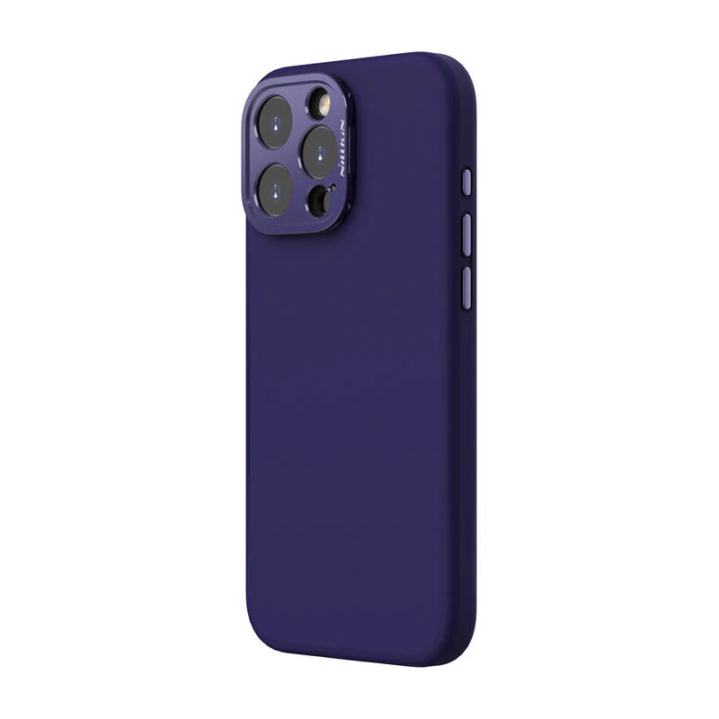 Dėklas Nillkin LensWing Magnetic iPhone 16 Pro Max — violetinis, magnetinis tvirtinimas, tikslūs išpjovimai