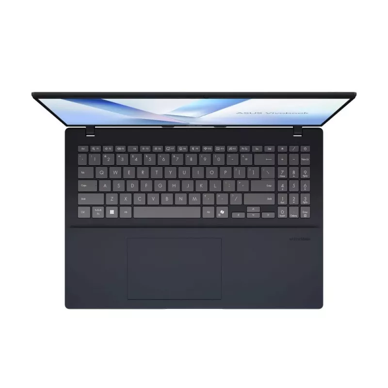 Nešiojamas kompiuteris ASUS VivoBook 16 M1607GA - AMD Ryzen AI 7 445, 16 colių IPS 1920×1200, 16 GB RAM, 512 GB SSD, Windows 11 Home, mėlyna