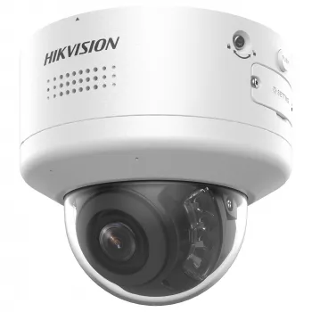 Kupolinė kamera Hikvision DS-2CD2746G2H-IPTRZS2U/SL 4MP motorizuota PTRZ varifokalinė 2,8–12 mm
