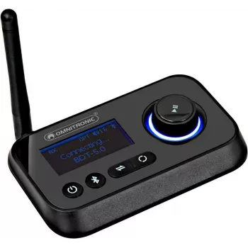 Bluetooth siųstuvas-imtuvas Omnitronic BDT-5.0 Bluetooth 5.0 30 m