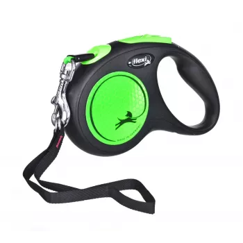FLEXI New Neon M – ištraukiamas pavadėlis – 5 m