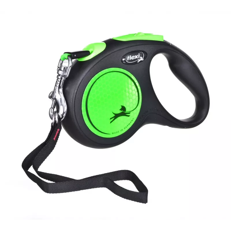 FLEXI New Neon M – ištraukiamas pavadėlis – 5 m