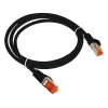 Alantec KKS6CZA0.5 Patch-laidinys F/UTP kat.6 PVC 0,5 m juodas