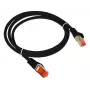 Alantec KKS6CZA0.5 Patch-laidinys F/UTP kat.6 PVC 0,5 m juodas