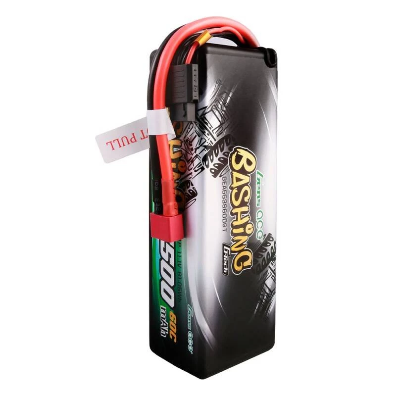 Gens ace G-Tech 5500mAh 11.1V 3S1P 60C HardCase akumuliatorius RC automobiliams