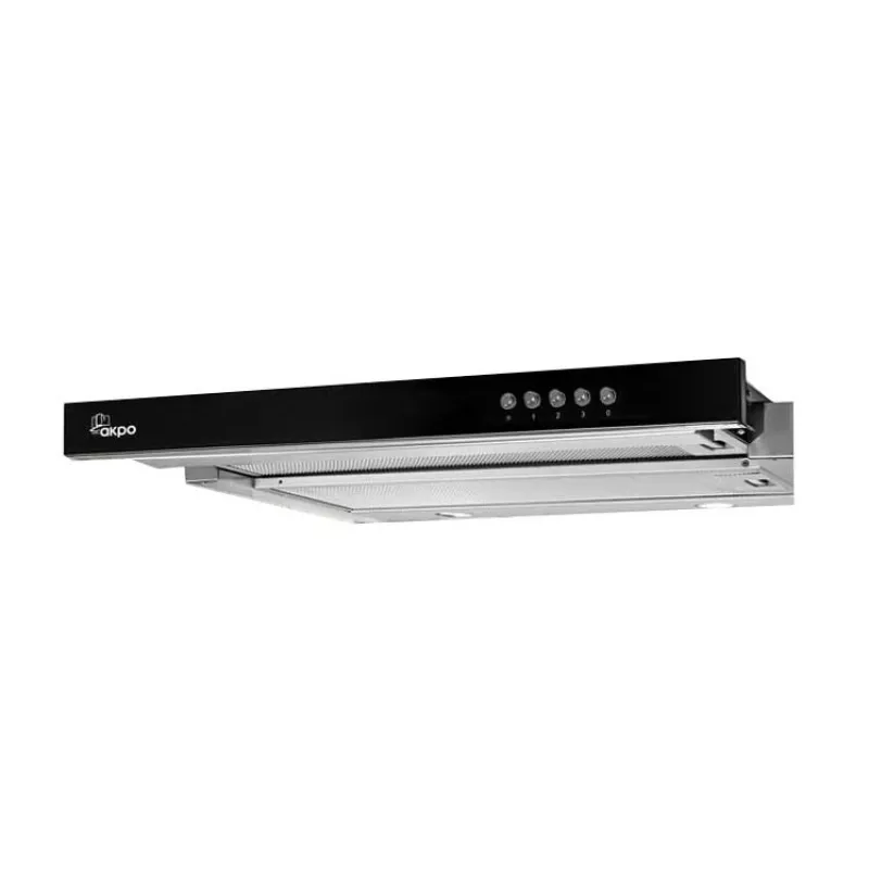 Akpo WK-7 Light Glass 50 po spintele montuojamas gartraukis, nerūdijantis plienas, juodas